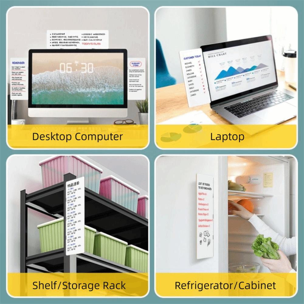 Whiteboard Surface Monitor Message Board Baked Paint Board Computer Note Board  Desktop Monitor