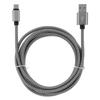 Quick Charge 2A Aluminum Alloy Nylon Dragon Pattern Braided Data Cable for Apple & Android Devices