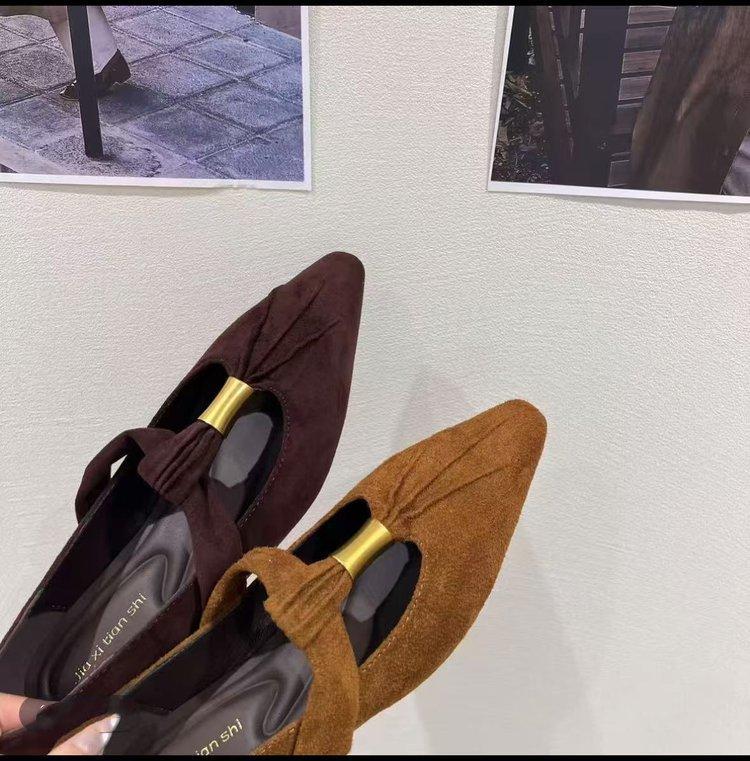 

[youshilai] 2025 Korean version of fashionable versatile temperament small leather shoes autumn new daily commuter shoes 40