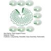 Strawberry Plant Support Stand, Plastic Strawberry Growing Rack with 3 Legs, Easy to Assemble, Strawberry Growing Frame for Keeping Fruit Elevated