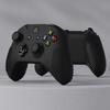eXtremeRate PlayVital Soft Anti-Slip Silicone Controller Cover Skins Thumb Grips Caps Protective Case for Xbox One X S Controller - Black