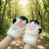 Furry Plush Sheep's Hoof Gloves Cartoon Cosplay Props Fashion Cosplay Costume Gloves  Club