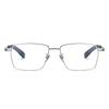 BLMUSA Ultralight Titanium Reading Customized Eyeglasses Men Retro Large Square Myopia Glasses Photochromic Prescription Glasses