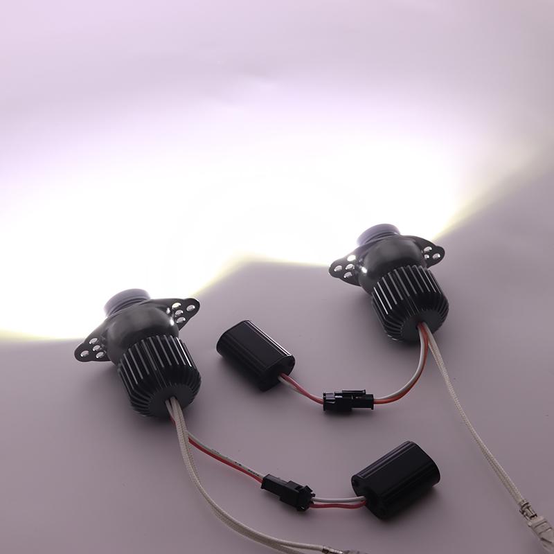 Daytime Light 160W/pair 6000K White Color DRL LED Marker Light Angel Eyes Bulbs for BMW 3 Series E90 E91 LCI Halogen 09-11