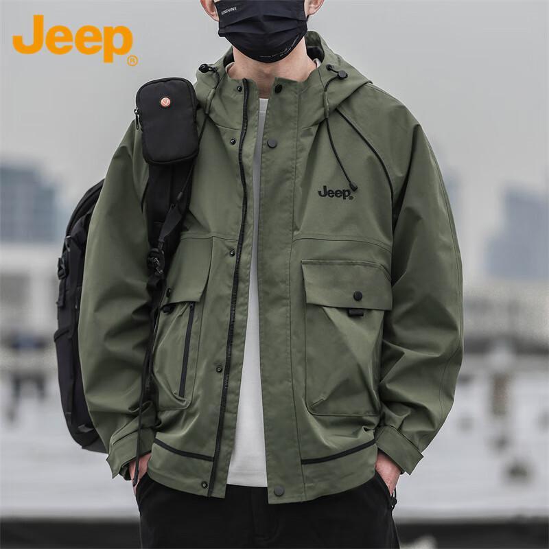 Jeep Men's Casual Outdoor Workwear Jacket