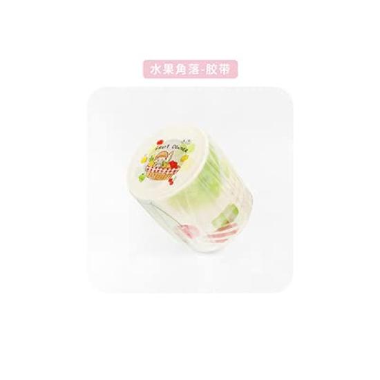 Molinta Masking Washi Tape for Fruit DIY Cute Interior Planner Tape Tape, Girls, Corner, Planner, Album, Scrapbooking, Gift, Stickers, Decoration,