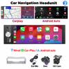 LEHX 6.36 Inch 1DIN Universal MP5 Car Radio Support Wireless Carplay Android AUTO AUX IPS Touch Screen Multimedia Video Player