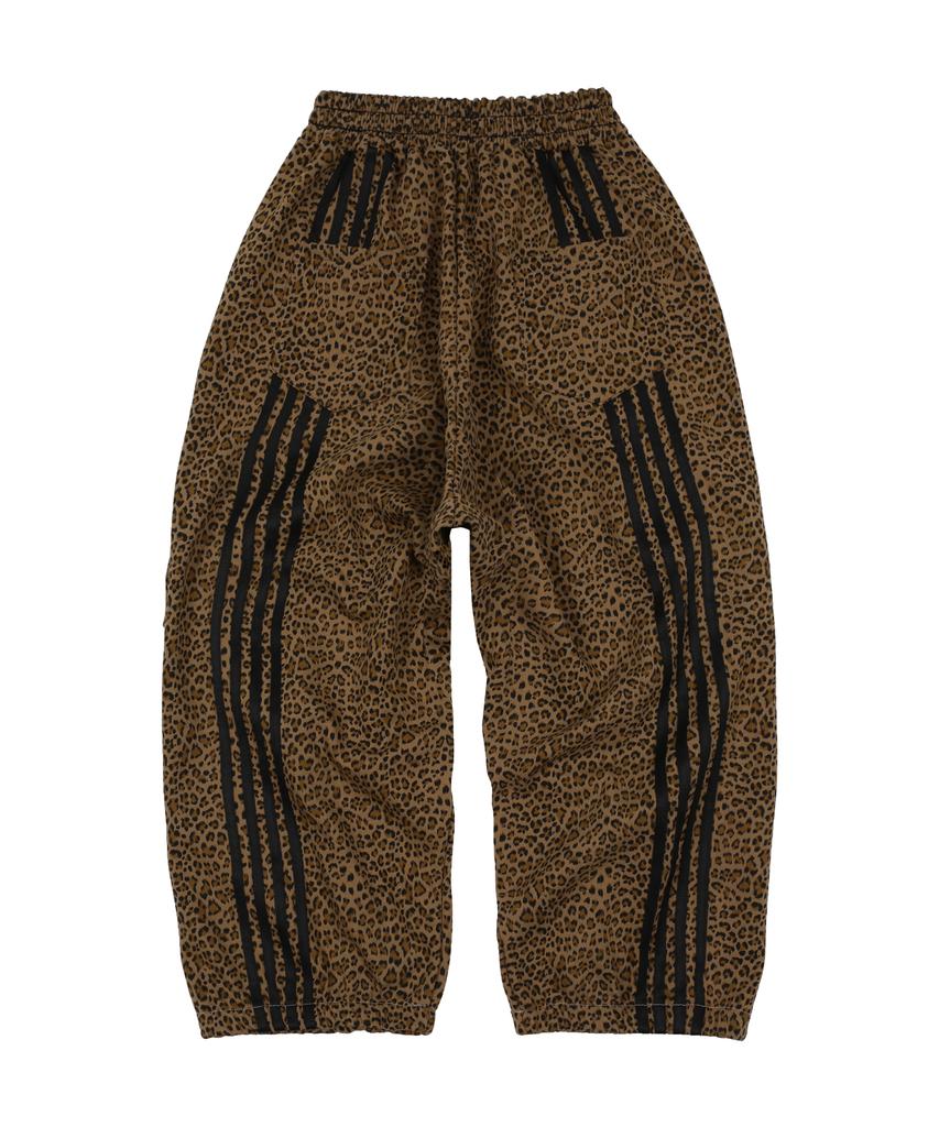 Bipitudiseuodeo Zweifach gefaltete weite Hose Leopard
