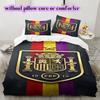 Spain Football Soccer Pattern Bedding,Quilt Set Quilt Cover Pillowcase Home Birthday Gift (1*duvet Cover+2*pillowcase,without Core)