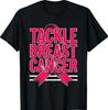 Pink Out Tackle Breast Cancer Team Support American Football T-Shirt