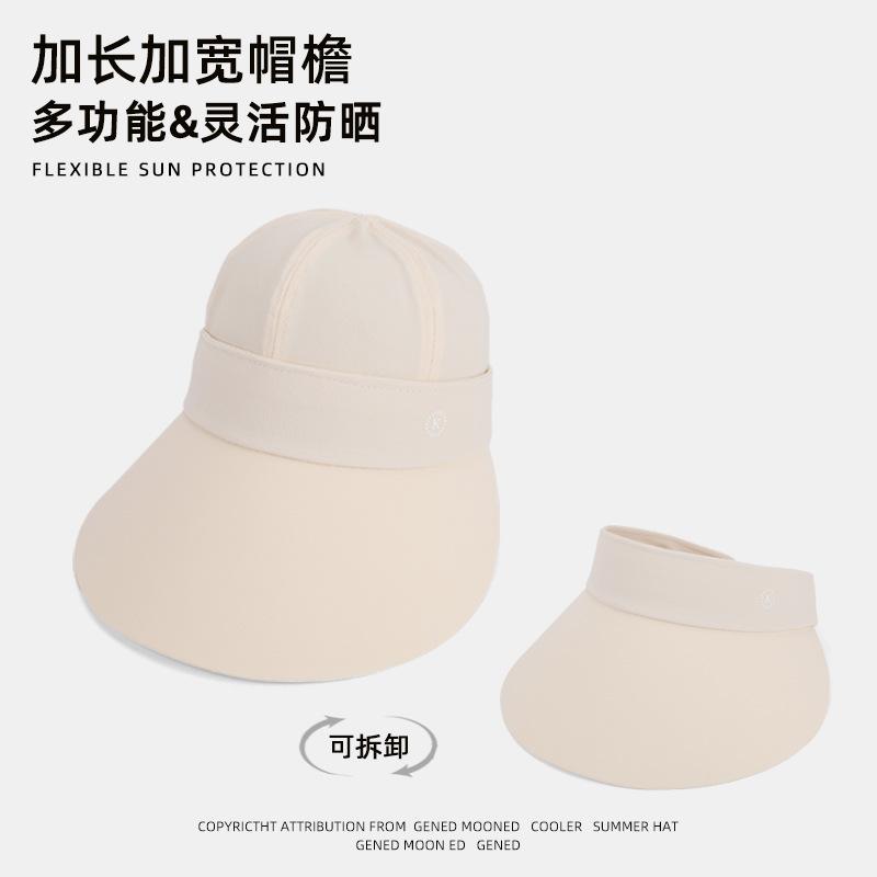 

Летняя шляпа от солнца с широкими полями и закрывающая лицо, съемная шляпная тулья, универсальная шляпа с открытым верхом, уличная велосипедная шляпа от солнца, детская