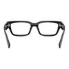 Prada Brand Logo Acetate Square Optical Glasses Men's Black Black 56 Basic Packaging-glasses Case + Packaging Box