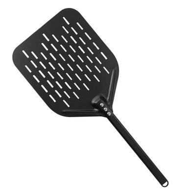 Perforated Long-Handle Pizza Peel and Cake Transfer Shovel