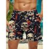 Summer Men's Lightweight Breathable 3D Printed Beach Shorts Summer Casual Swimwear for Outdoor Activities