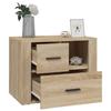 Nightstand Sonoma Oak Finish 60 x 36 x 45 cm Particleboard