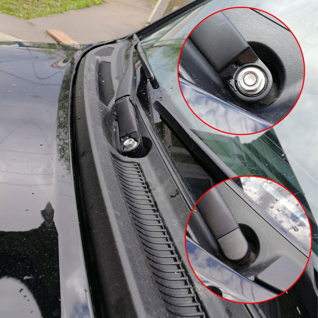 2pcs Front Windscreen Wiper Blade Arm Bolt Nut Cover Cap 8529213010 For Toyota Corolla E150 E160 Verso Yaris Auris