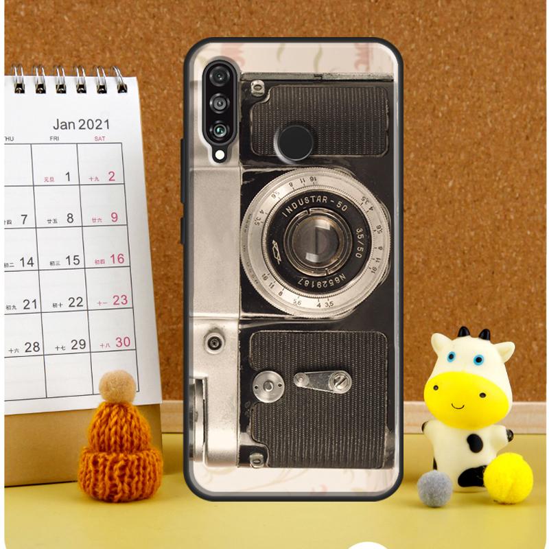 Retro Camera Vintage For Huawei Nova 3i 7i 8i 11i 12i 9 10 SE Y60 Y61 Y70 Y72 Y73 Y90 Y91 P20 P30 P40 Lite Case