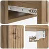 Nightstand Artisan Oak 49 X 34.5 X 20 Cm Engineered Wood