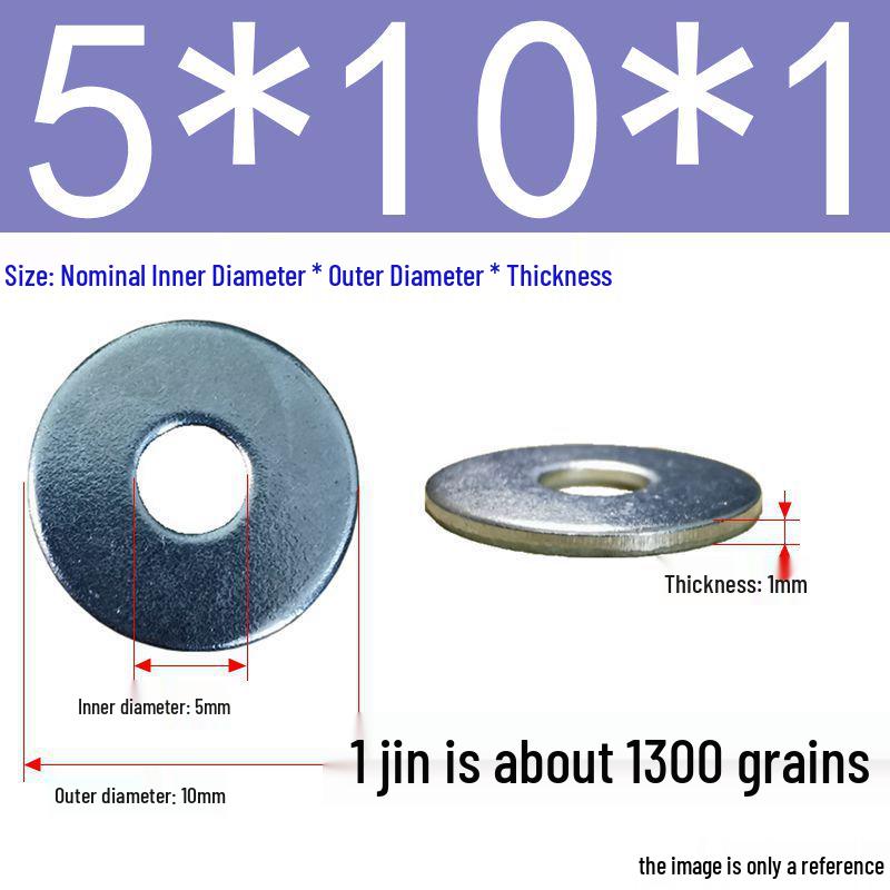 Galvanized Oversized Metal Washers M3-M60