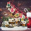 Christmas Flying Reindeer LED Music Decoration Safe Resin Family Celebration