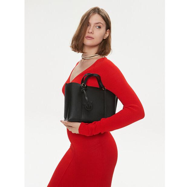 Bag PINKO Carrie Shopper Classic PE 24 PLTT 102833 A1LF Black