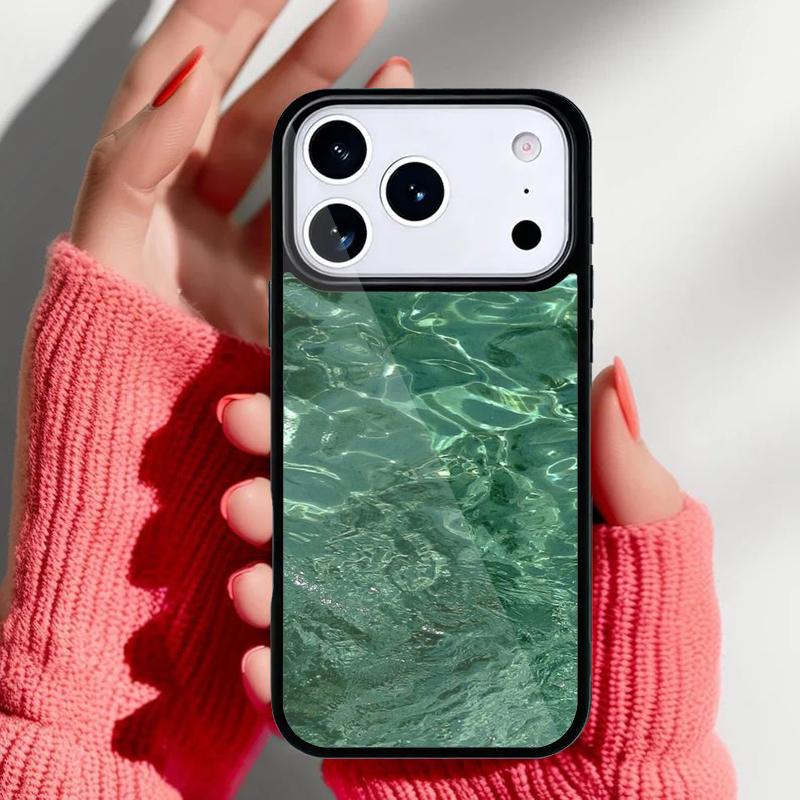 Water Pattern Pool Summer Phone Case for iPhone 17 Air 16e 15 14 13 Pro Max Back Cover for 12 11 Pro Coque