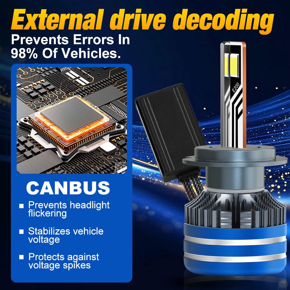 2 buc H7 H4 Becuri LED Far 6500K H1 H3 H8 H11 LED 9005 HB3 9006 HB4 Lampă Auto 130W 60000LM 9012 Hir2 Putere Mare Canbus 30SMD Cipuri CSP Far