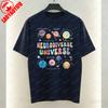 Autism Acceptance Women TShirt Neurodiverse Universe Print Tops Trendy Casual Cotton Tee Casual Style Kawaii Clothes Ropa Mujer