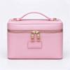 Custodia Trucco Rigida Borsa Cosmetica Rigida con Manico Zip Completa per