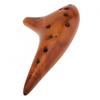 12 Holes Alto ToneC Ceramic Ocarina for Children / Adults / Beginners with Song Book Neck Cord Carry Bag,Good Musical Instrument