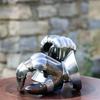 Medieval "Dark Wolf" Gauntlets Spring Steel Hand Protection Armor Gloves