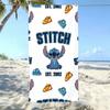 American Cartoon Figure Print Thick Microfiber Beach Towel Quick Dry Bath Blanket For Kids