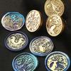 Butterfly Icon Wax Seal Stamp Replace Head Antique Metal Star Sky Pattern Sealing Wax Seals Head Retro Flowers