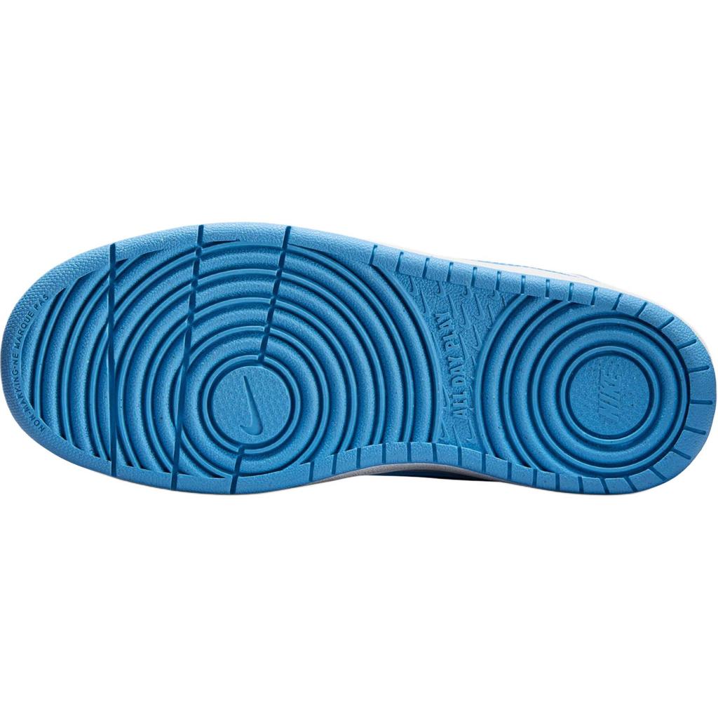 New Nike Court Anti Slip Wear Resistant Mid Top Kids' Skateboarding Shoes Blue White CD7782-123