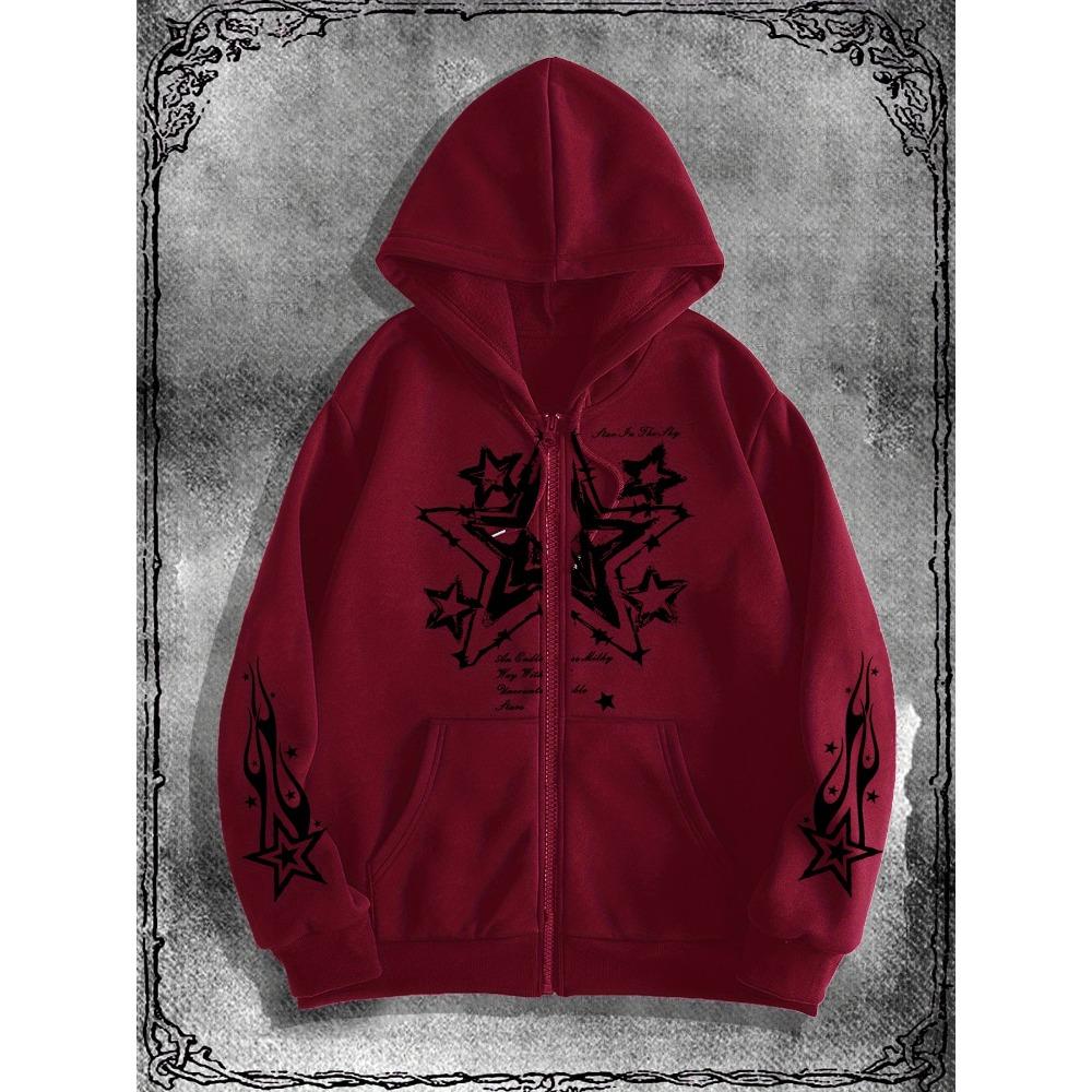 Original Printed Zipper Hoodie Is a Fashionable Streetwear Choice for Casual Occasions and the Perfect Match for School Fashion Clothing