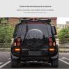 Rear Spoiler with Lights for 2020-2025 Land Rover Defender: Turn Signal, Daytime Running, Brake Lights, Mechanical Version