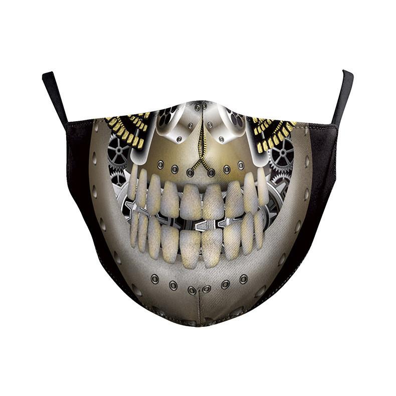 Funny Digital Print Cotton Face Mask Fashion Creative Dustproof Reusable Daily Protective Face Cover