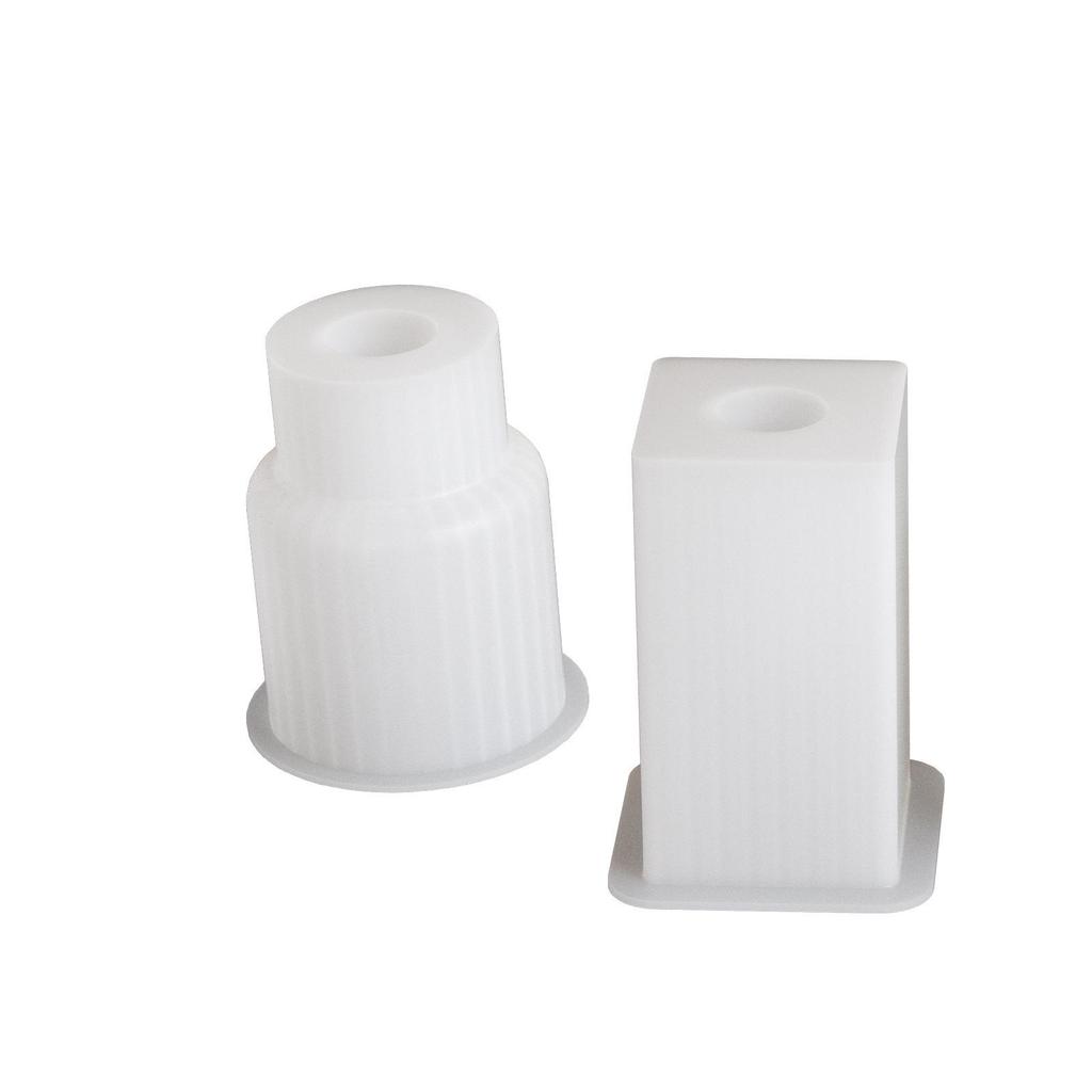 Poppy DIY Silicone Mold for Round & Rectangular Striped Candle Holders