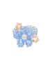 Swingset Lotus Beads Ring (Blue)