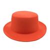 Unisex Retro Flat Brim Jazz Fedora - Autumn/Winter Wide Brim Hat for Street Style & Sunshade