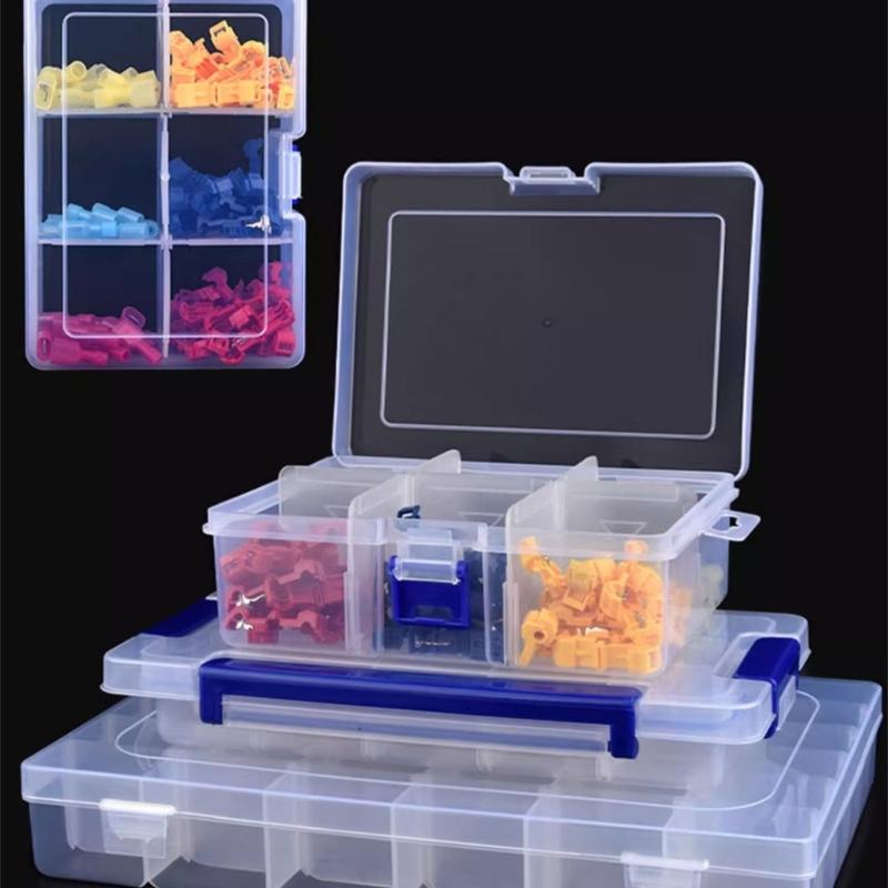 Tool Box Screw Organizer Removable Compartment Plastic Small Parts Organizer Hardware Organizer Box for Garage