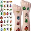 54pcs Temporary Tattoo Stickers Waterproof Long Lasting Body Stickers Cute Insect Body Art Arm Fake Tattoos for Women Men