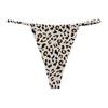 Hot leopard print foreign trade thong women's bikini large size sexy low waist seamless t-word panties