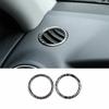 Real Carbon Fiber Dashboard Side Vent Overlay Cover For Benz C-Class 2007-2014