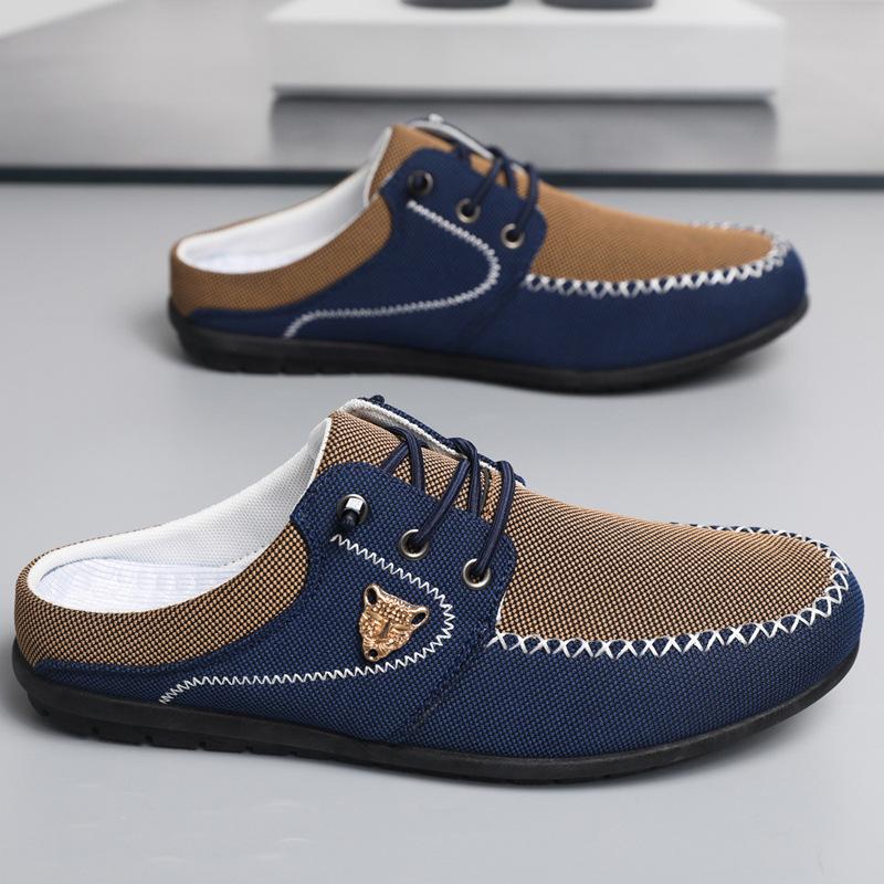 Fashion Men's Slippers Comfortable Non Slip Outdoor Fashion Slippers Summer 2025 Large-size 45 46 47 48  Outdoor Sports Half Slippers