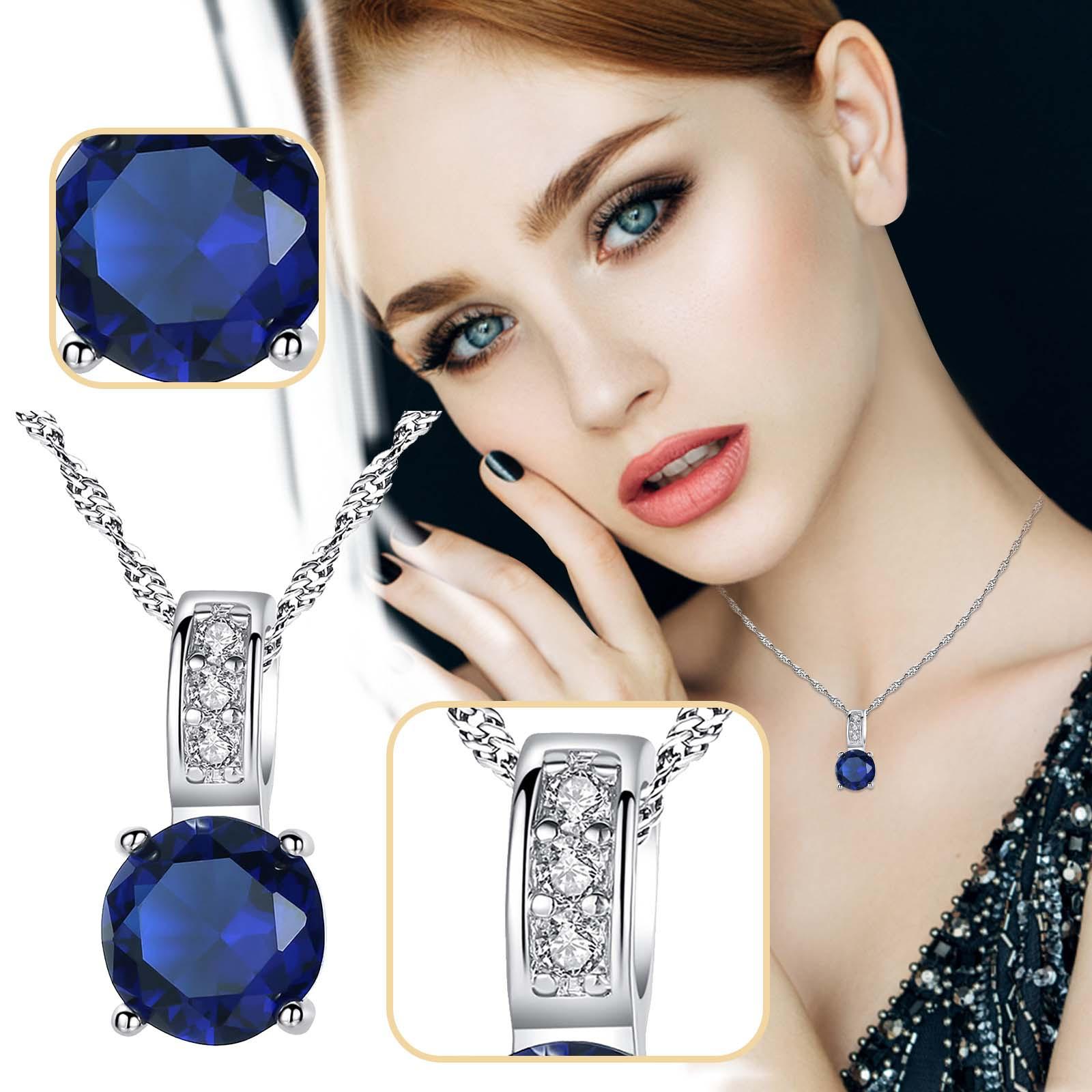 

Изысканное хрустальное ожерелье, индивидуальное ожерелье с подвеской на четыре зубца