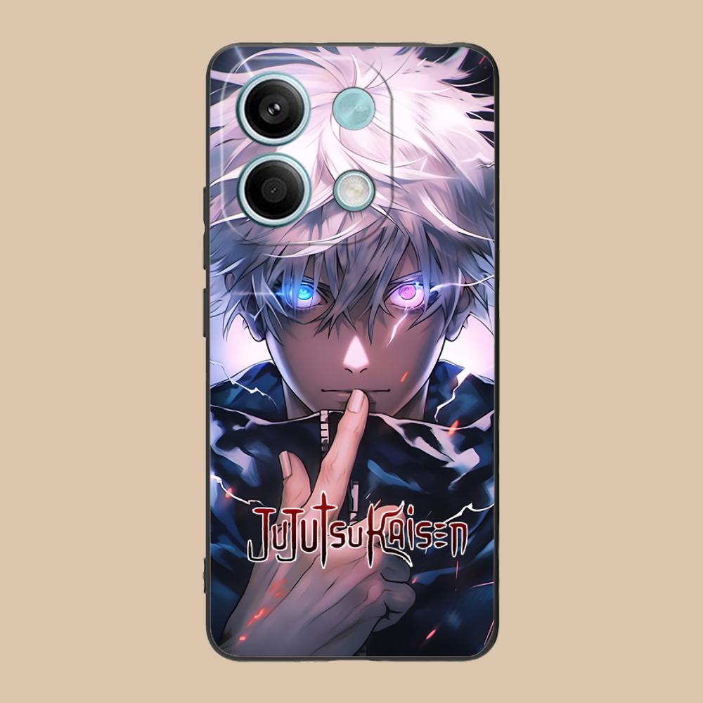 Jujutsu Kaisen Satoru Gojo Phone Case for Xiaomi 15 14 13 12 Mi 11 T Ultra Lite Pro S X 5G Colorful Printing Cover Cover Pretty