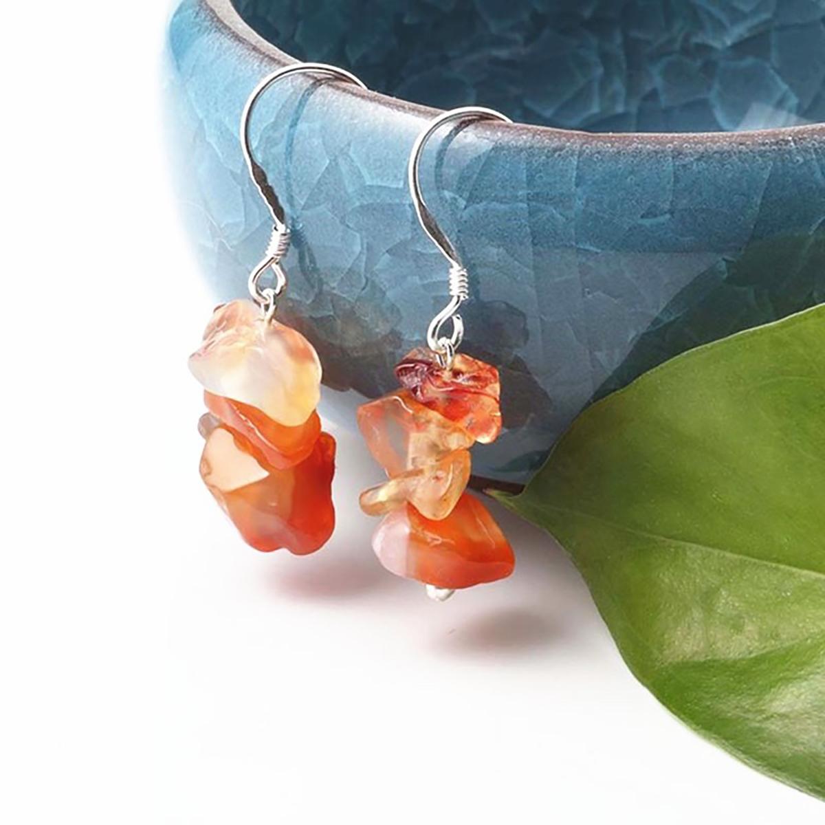 

Женские серьги из натурального камня, гравийные модные серьги для элегантных женщин, свадебные аксессуары