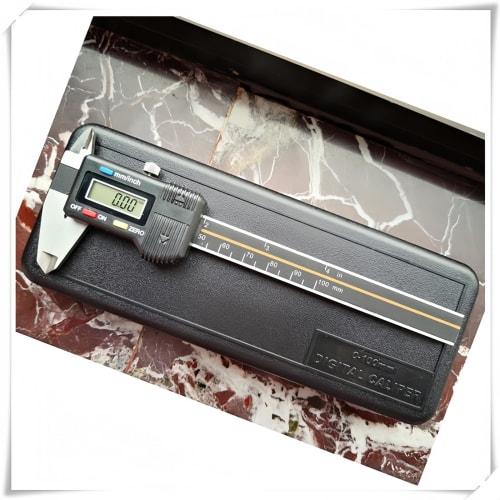 REENEW Digital Caliper, Electronic Caliper, 0-75mm Caliper, Measuring Caliper, Mini Portable Stainless Steel Caliper, Suitable for Jade and Bracelets,