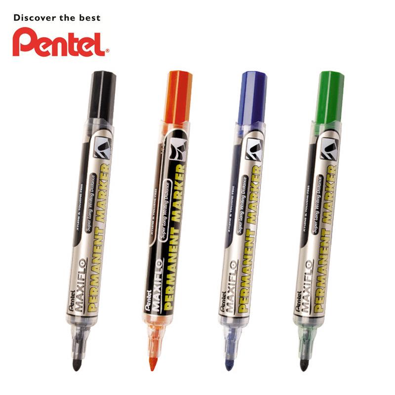 Pentel Japan Push-Type Waterproof Oil-Based Marker with Round Tip - NLF50